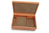 Interior of Tamar Large Blackwood Jewellery Box with Tray