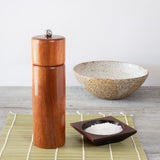 Gift Bundle: Tassie Blackwood Pepper Mill & Square Blackwood Salt Bowl