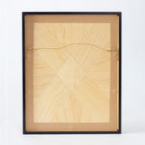 White Wagtail Marquetry Artwork
